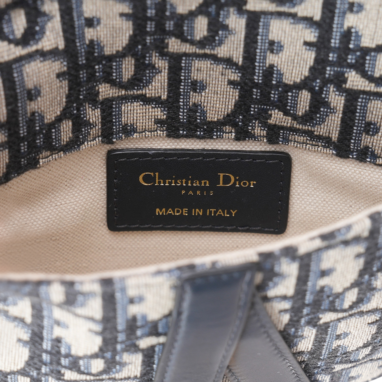CHRISTIAN DIOR(USED)디올 오블리크 새들 파우치